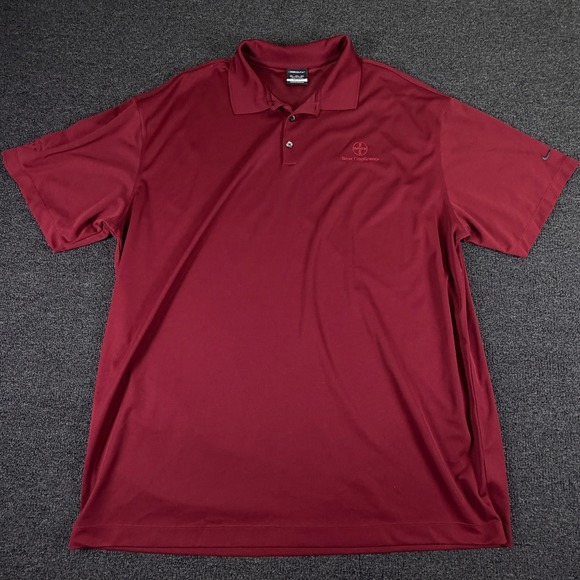 Nike Other - Nike Polo Shirt Mens 3XL Dri-FIT 363807-677 Red Bayer CropScience EUC